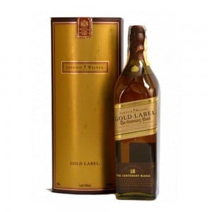 Whisky Johnnie Walker Gold Label 200 ml com Caixa