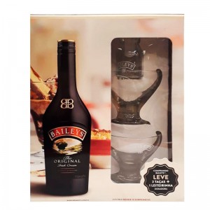 Kit Licor Baileys Irish Cream 750 ml