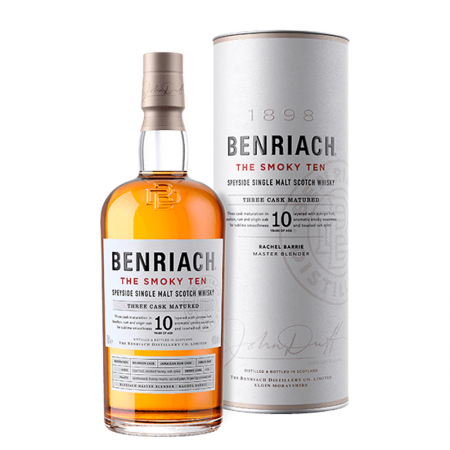 Whisky Benriach The Smoky Ten 10 Anos 700ml na Bebida Online