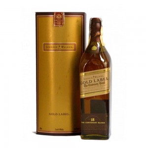 Whisky Johnnie Walker Gold Label 200 ml com Caixa