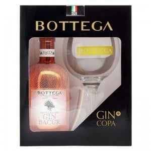 Gin Bottega Bacur Dry 750 ml + Taça