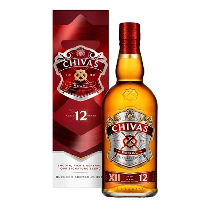 Whisky Chivas Regal 12 Anos 1000 ml na Bebida Online